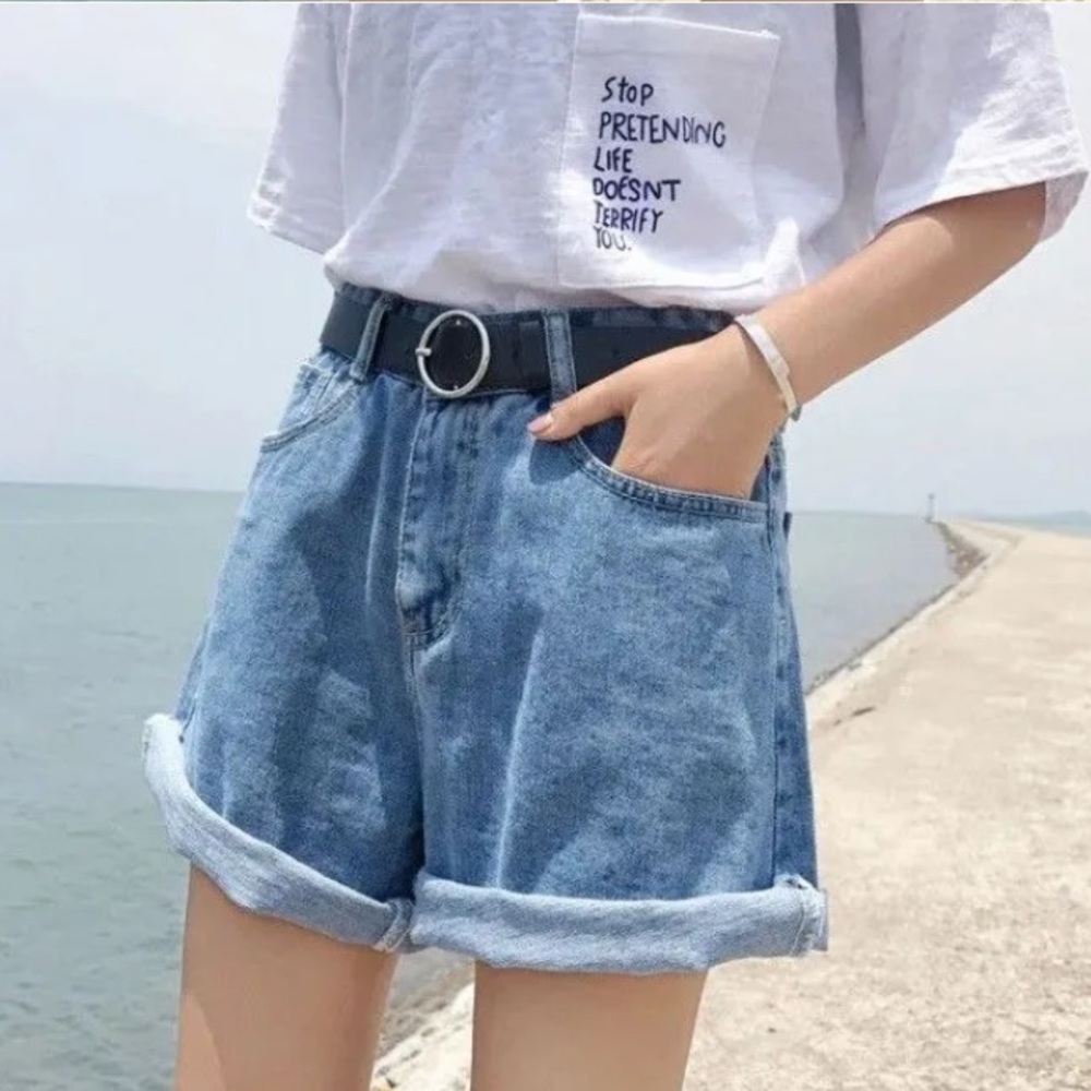 Miss Kekeli Denim Shorts